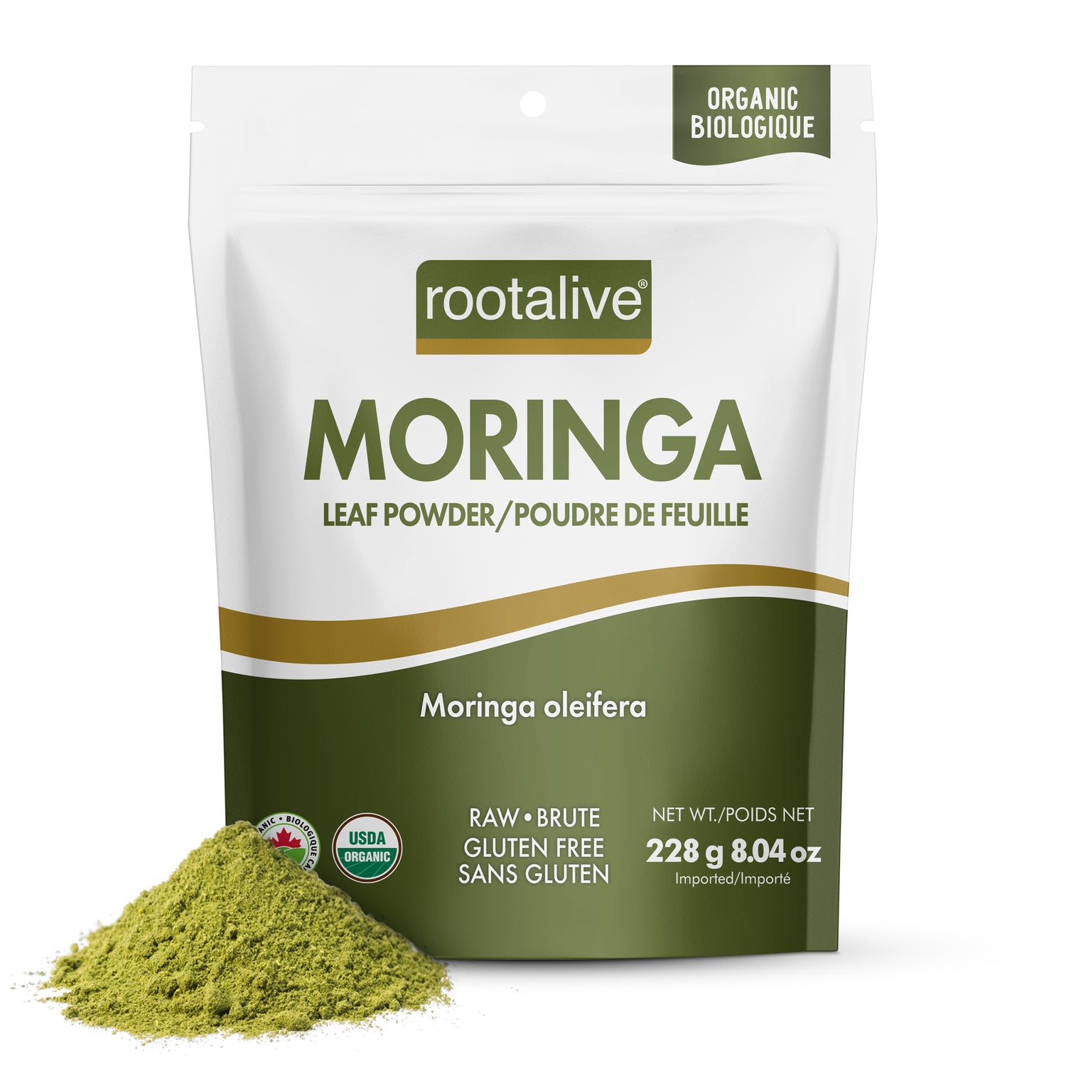 Organic Moringa Leaf Powder 228g