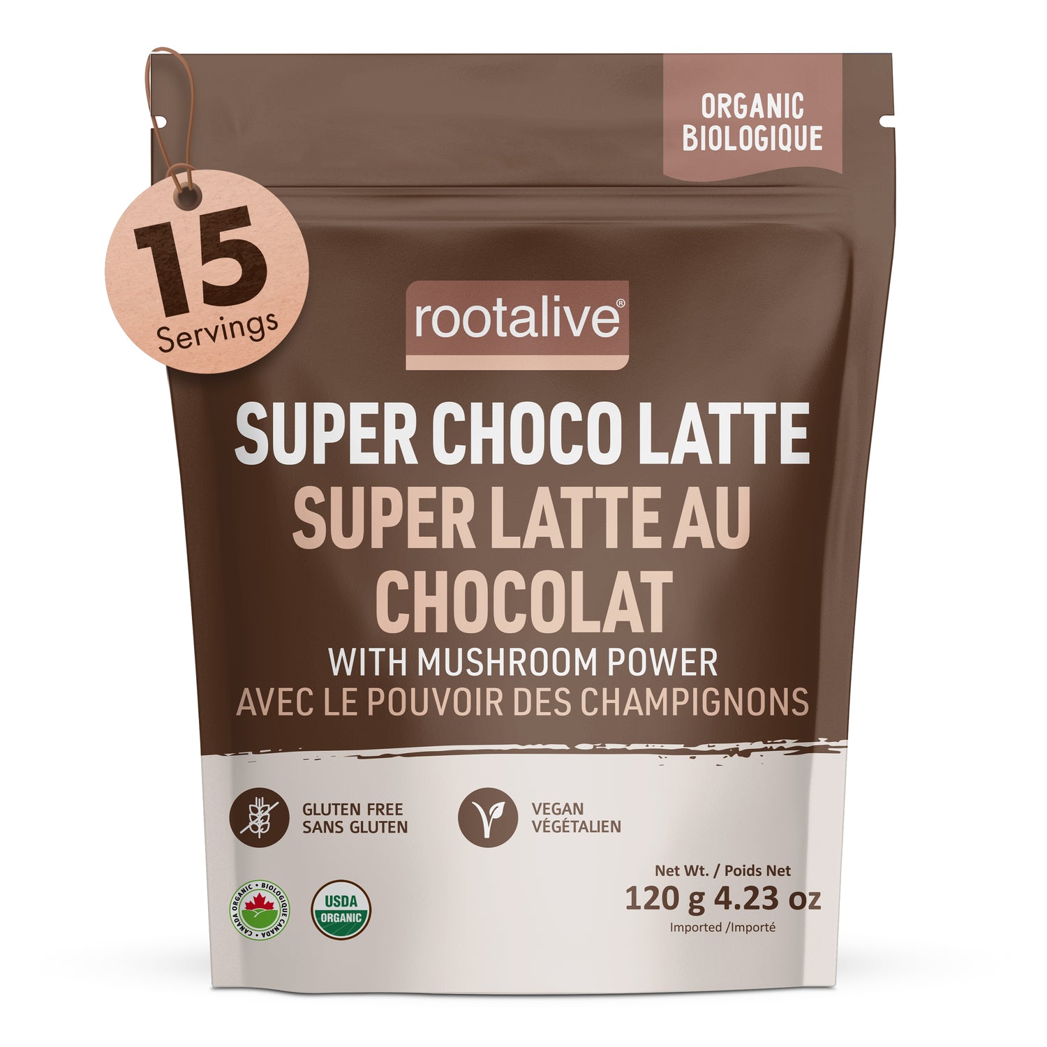 Organic Super Choco Latte 120g