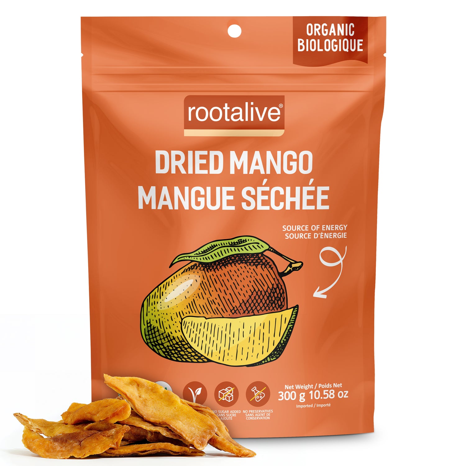 Organic Dried Mango 300g