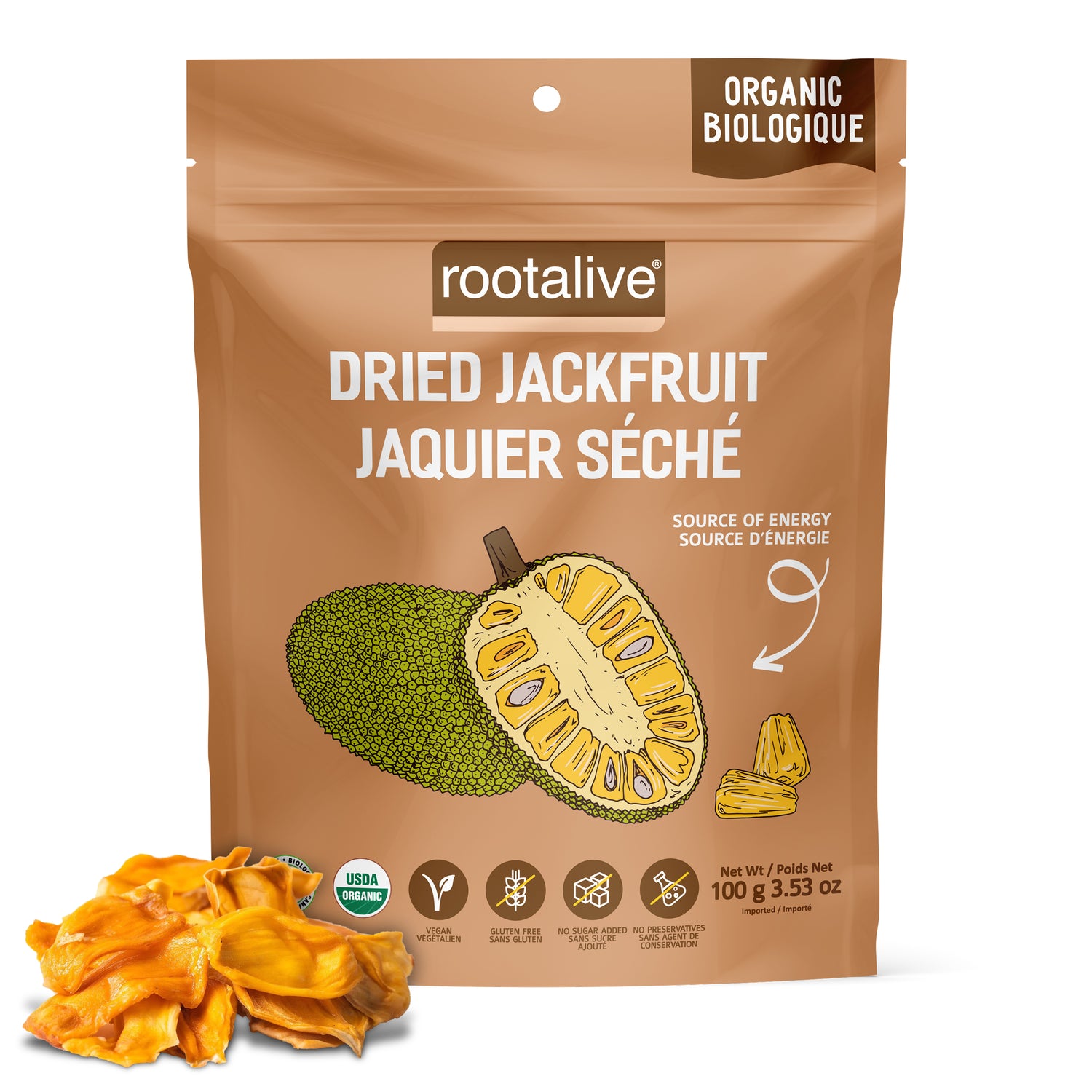 Organic Dried Jackfruit 100g