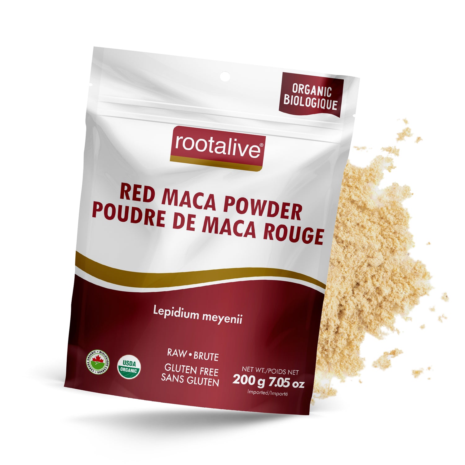 Organic Gelatinized Red Maca Powder 200g