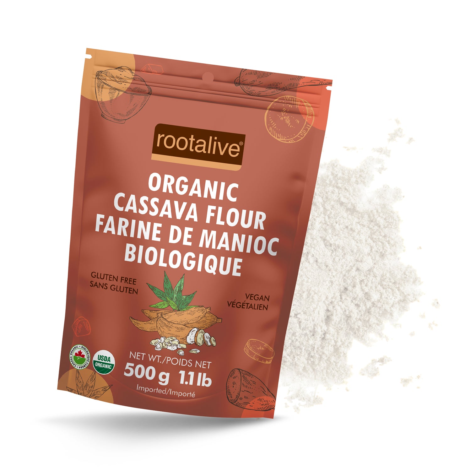 Organic Cassava Flour 500g