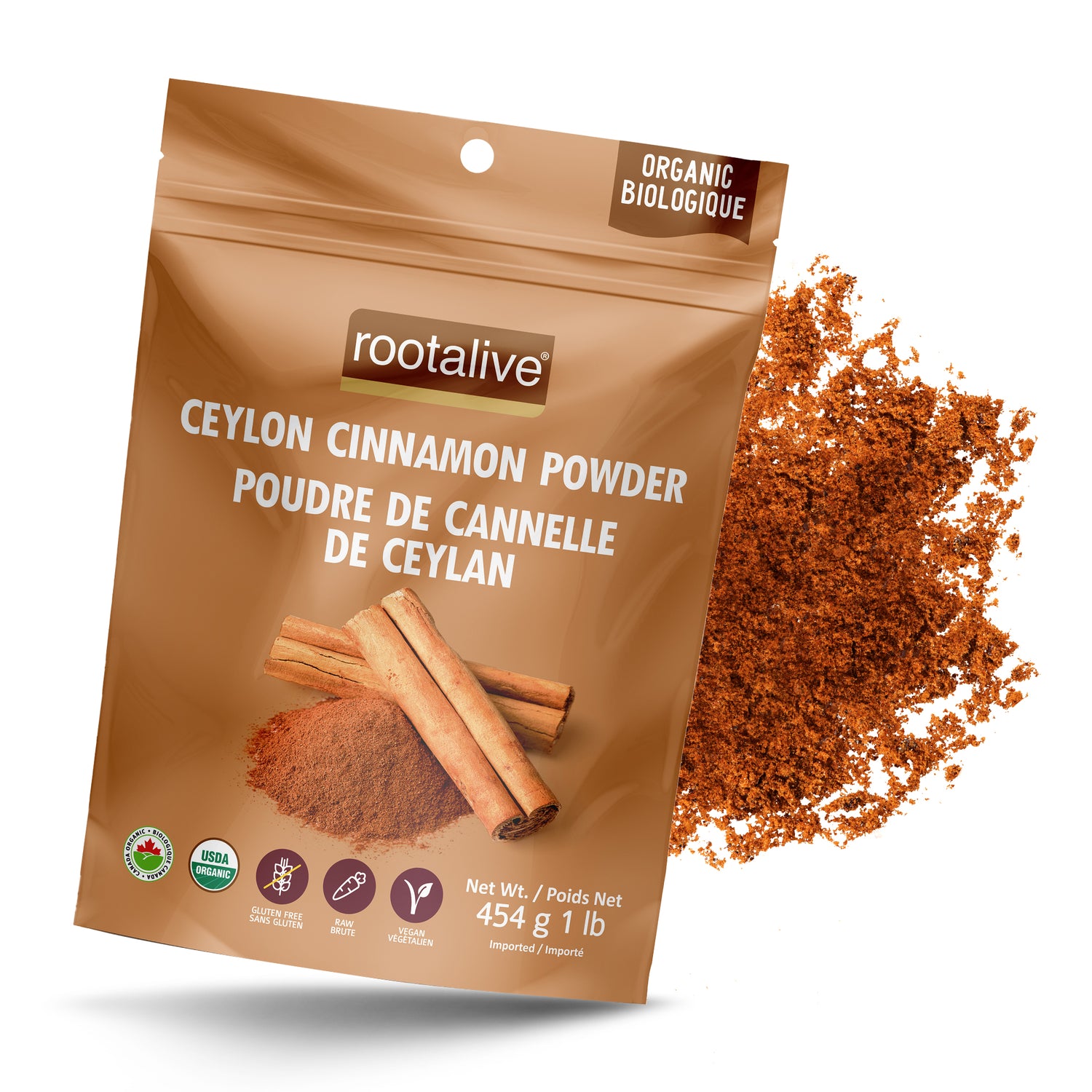 Organic Ceylon Cinnamon Powder 454g