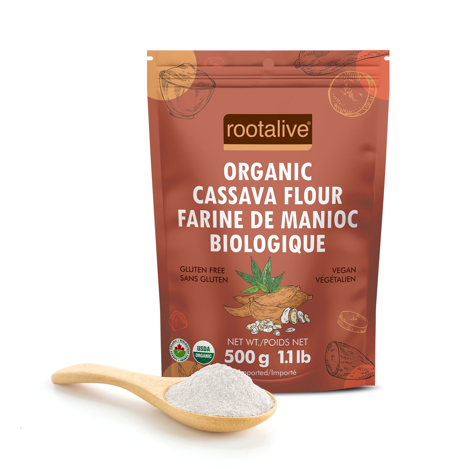 Organic Cassava Flour 500g