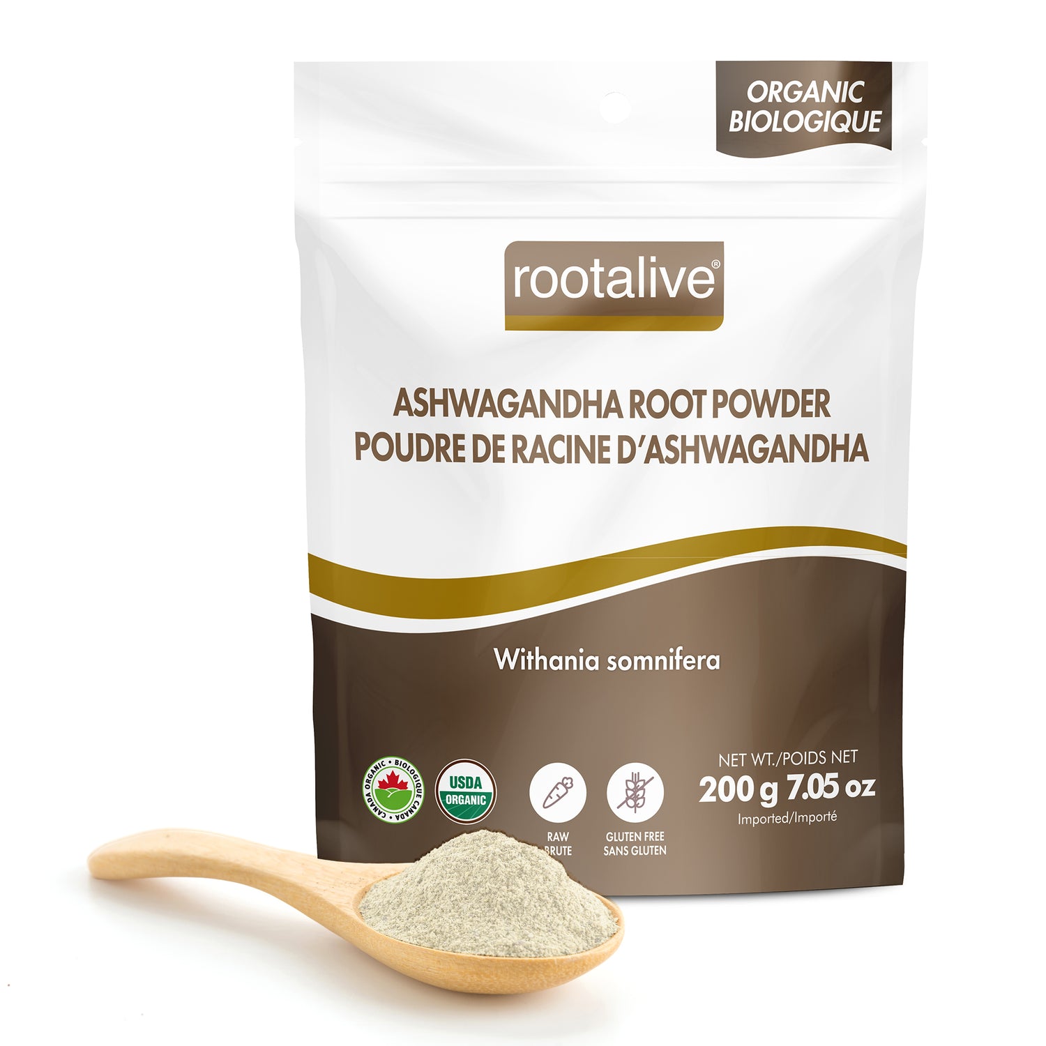 Organic Ashwagandha Root Powder 200g