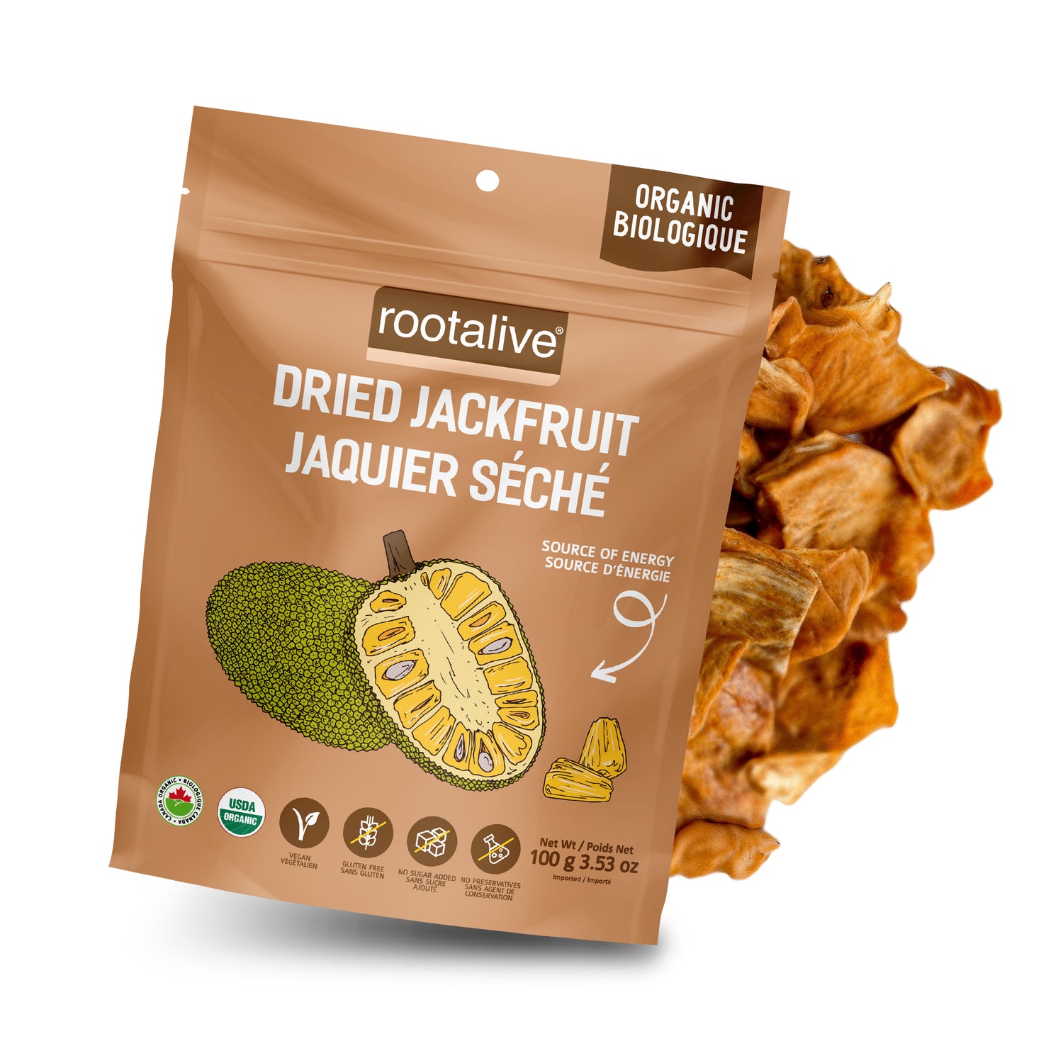 Organic Dried Jackfruit 100g