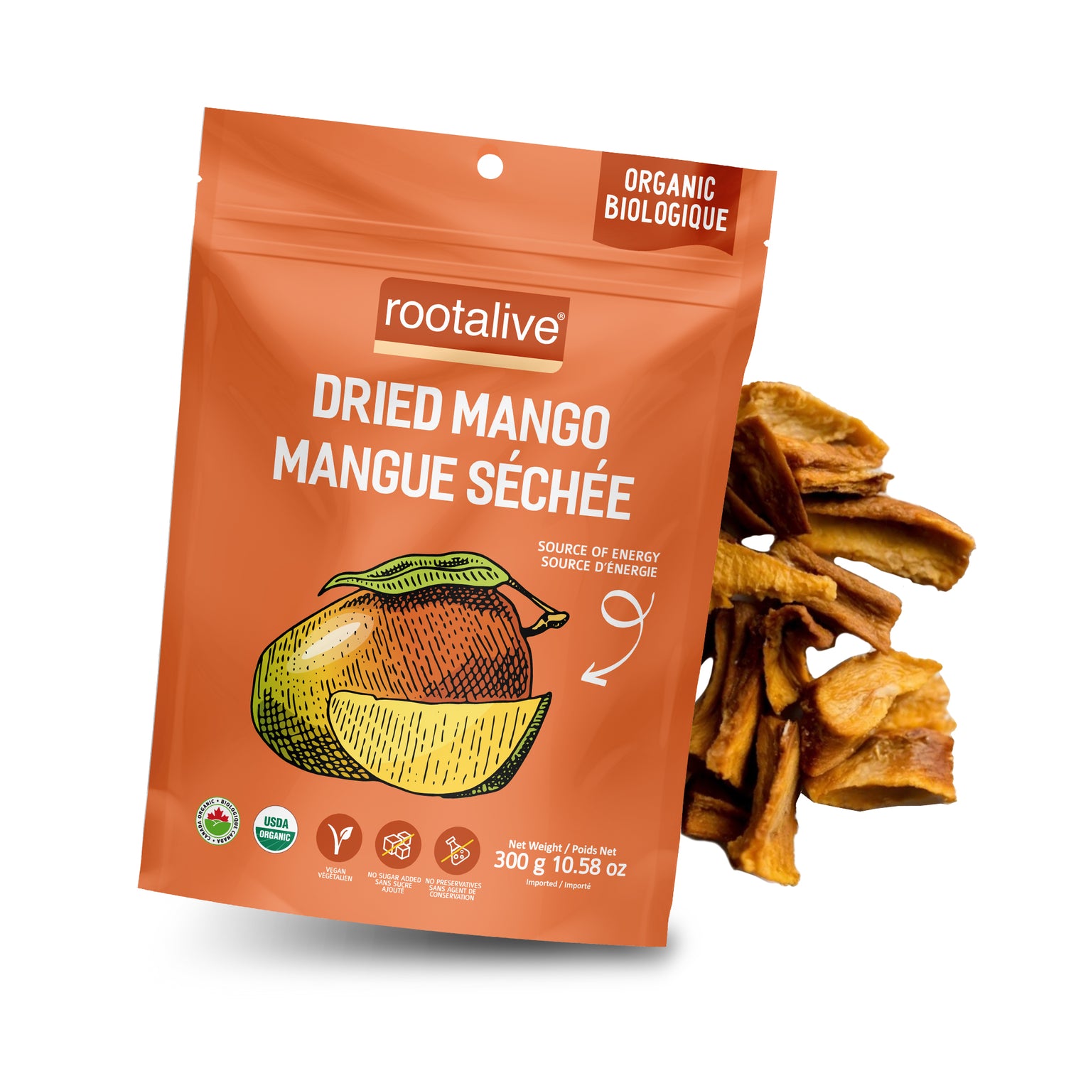 Organic Dried Mango 300g