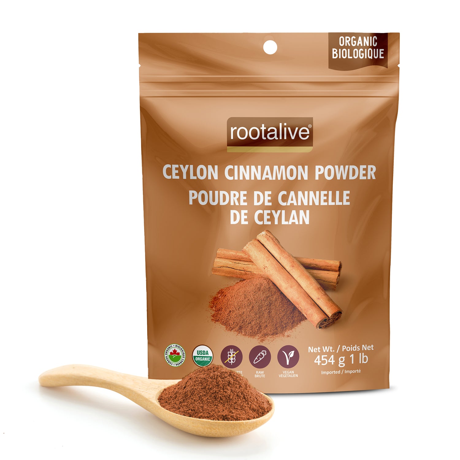 Organic Ceylon Cinnamon Powder 454g