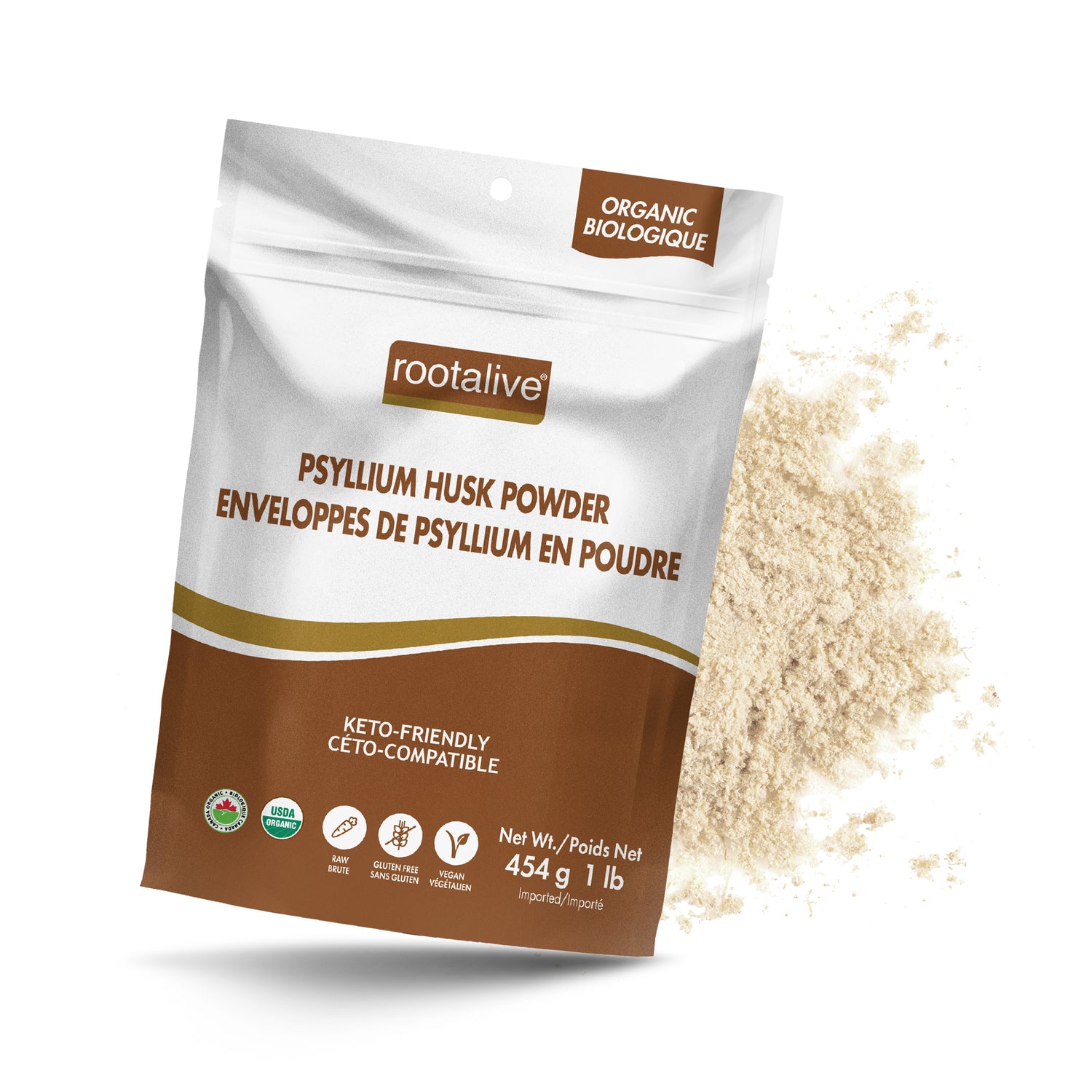 Organic Psyllium Husk Powder 454g