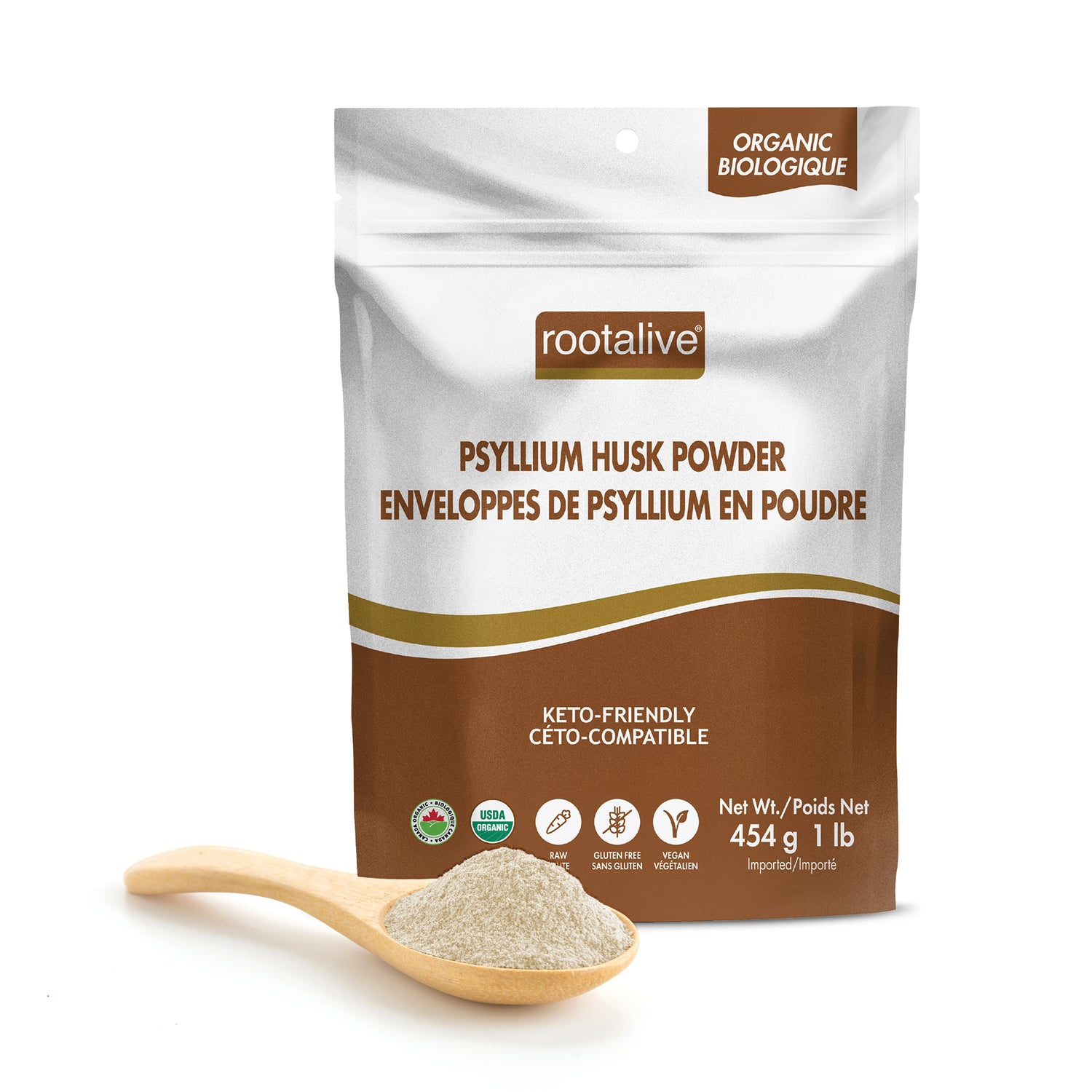 Organic Psyllium Husk Powder 454g