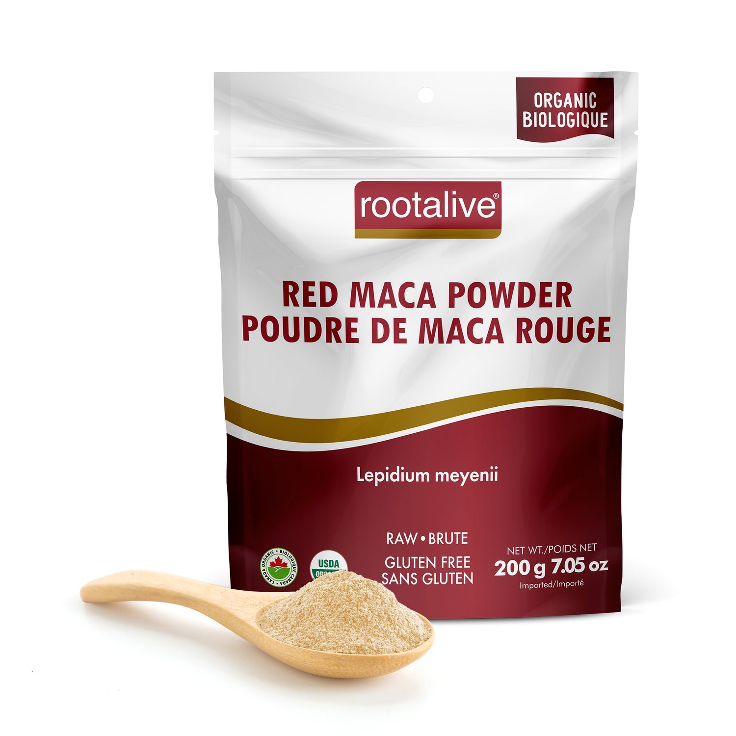 Organic Gelatinized Red Maca Powder 200g